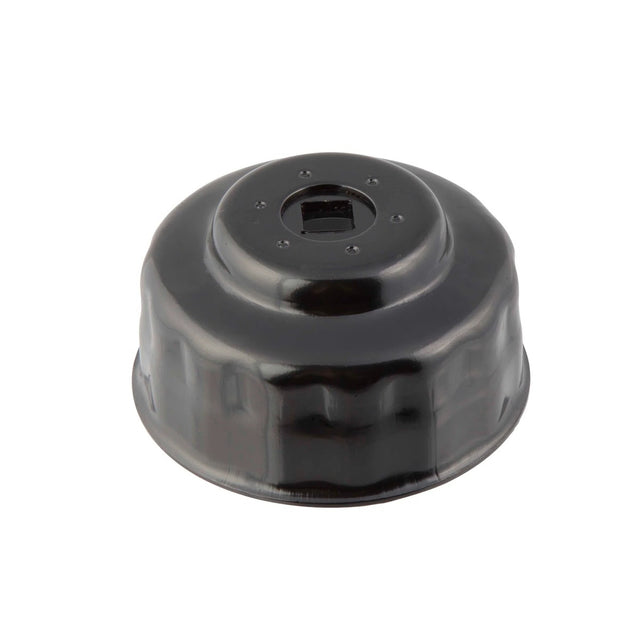Steelman Pro 06117 Low Profile Oil Filter Cap Wrench Socket 74mm and 76mm x 15 Flute with 3/8 in Drive