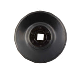 Steelman Pro 06122 80mm 15 Flute Oil Filter Cap Wrench Socket for 3/8 Inch Drive - 2