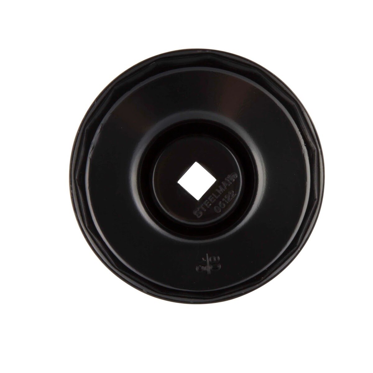 Steelman Pro 06122 80mm 15 Flute Oil Filter Cap Wrench Socket for 3/8 Inch Drive - 3