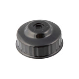Steelman Pro 06127 76mm x 30 Flute Low Profile Oil Filter Cap Wrench Socket for Confined Screw-In Filters 3/8 in Drive