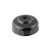 Steelman Pro 06138 88mm x 15 Flute Low Profile Oil Filter Cap Wrench Socket 3/8-inch Drive for Hyundai Screw-In Filters