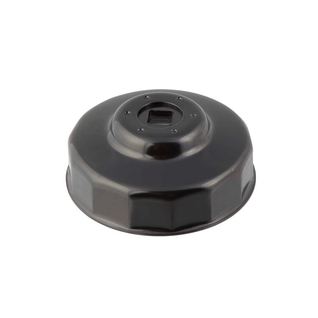 Steelman Pro 06139 74mm 14 Flute Low Profile Oil Filter Cap Wrench Socket 3/8 in. Drive Chrome Vanadium Steel (1 Each)