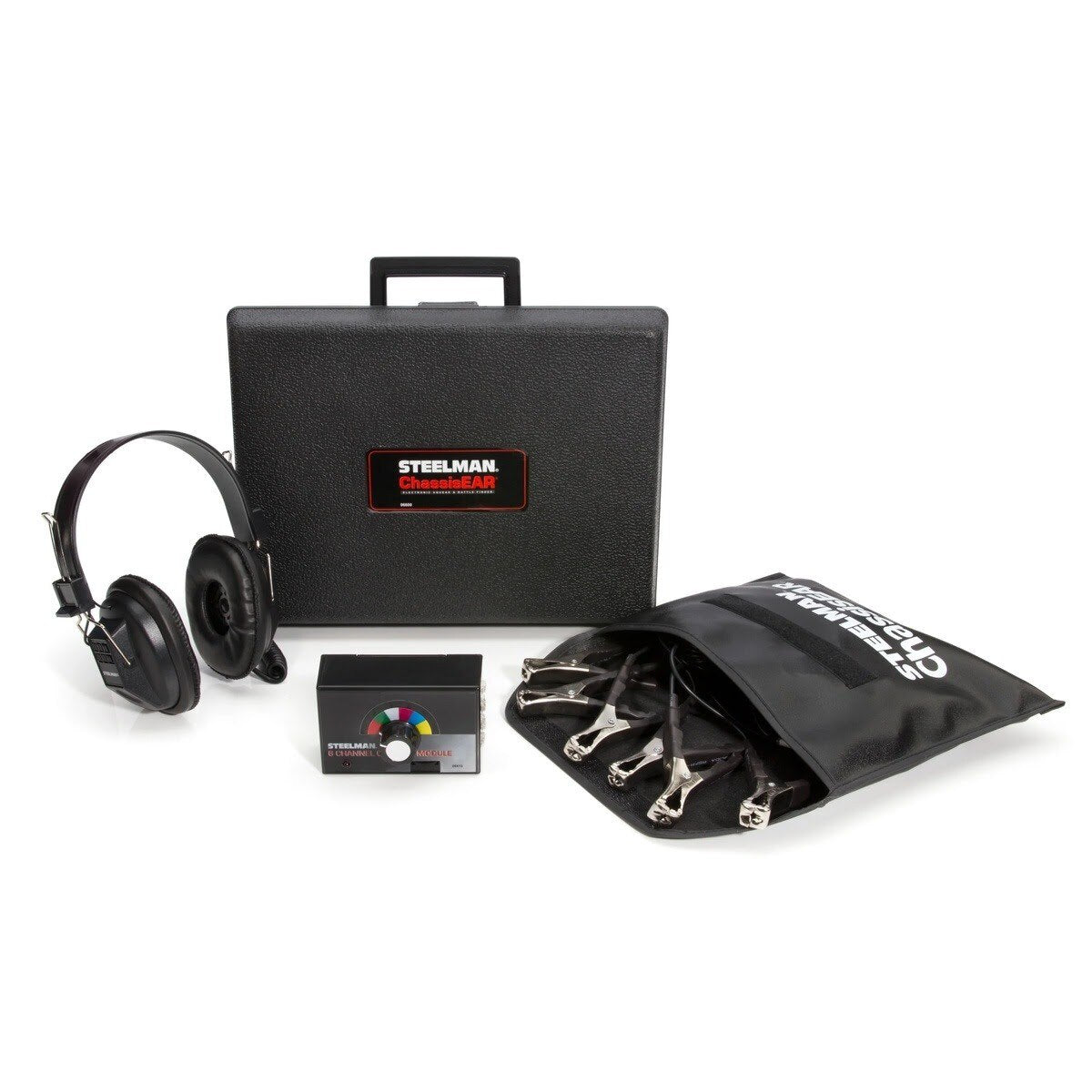 Steelman Pro 06600 ChassisEAR 6-Channel Electronic Squeak and Rattle Finder Kit (6 Microphones)