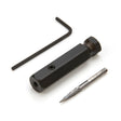 Steelman Pro 18240A 1/8 in. Carbide Double Cut Burr for Tire Repair Dressing with Adapter (1 Pack)