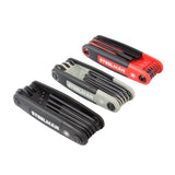 Steelman Pro 41928 Folding Hex Key Wrench Tool Set SAE Metric Torx Chamfered Ends Rubberized Grip 4.25 in. x 2.50 in. x 1.50 in. (3 Piece Set) - 2