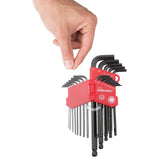 Steelman Pro 41938 Long Arm Ball End Hex Key Wrench Set SAE Metric (26 Piece Set) - 6