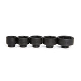 Steelman Pro 42275 Low Profile Oil Filter Socket Set 3/8 Inch Drive 24mm to 36mm (5 Piece) - 3