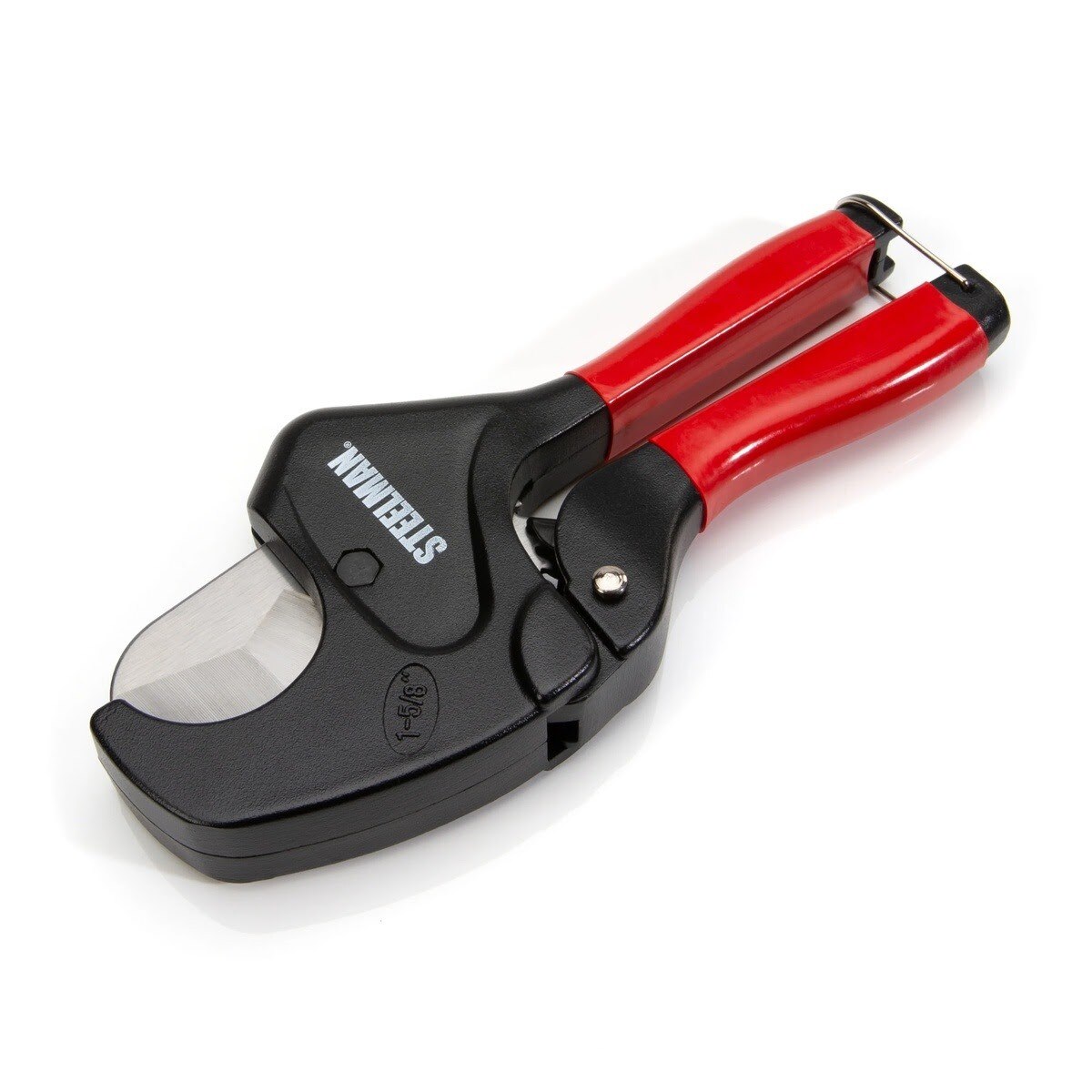 Steelman Pro 42566 1-5/8 in. Jaw Ratcheting PVC and Plastic Pipe Cutter with Stainless Steel Blade (1 Each) - 3