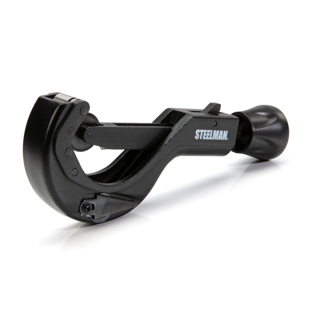 Steelman Pro 42568 2-1/2 in. Multipurpose Pipe and Tube Feed Cutter with Quick Release and Folding Reamer