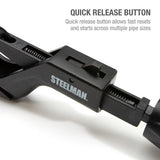 Steelman Pro 42568 2-1/2 in. Multipurpose Pipe and Tube Feed Cutter with Quick Release and Folding Reamer - 5