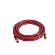 Steelman Pro 60038 15 ft Rubber Air Hose with 1/4 in NPS and 3/8 in-24 Brass Fittings