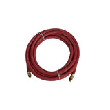 Steelman Pro 60038 15 ft Rubber Air Hose with 1/4 in NPS and 3/8 in-24 Brass Fittings - 2