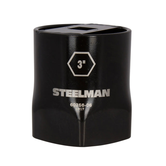 Steelman Pro 60256-06 3 Inch 6 Point Locknut Socket 3/4 Inch Drive for Wheel Bearing Locknuts