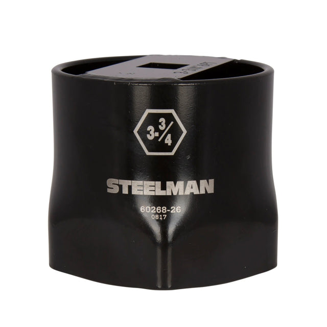 Steelman Pro 60268-26 3-3/4 in. 6-Point Locknut Socket 3/4 in. Drive for Wheel Bearing Nuts
