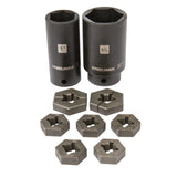 Steelman Pro 60375 9-Piece Split Die Wheel Stud Repair and Rethreading Kit with Indexing Pins and 2 Sockets (9 Piece Set) - 3