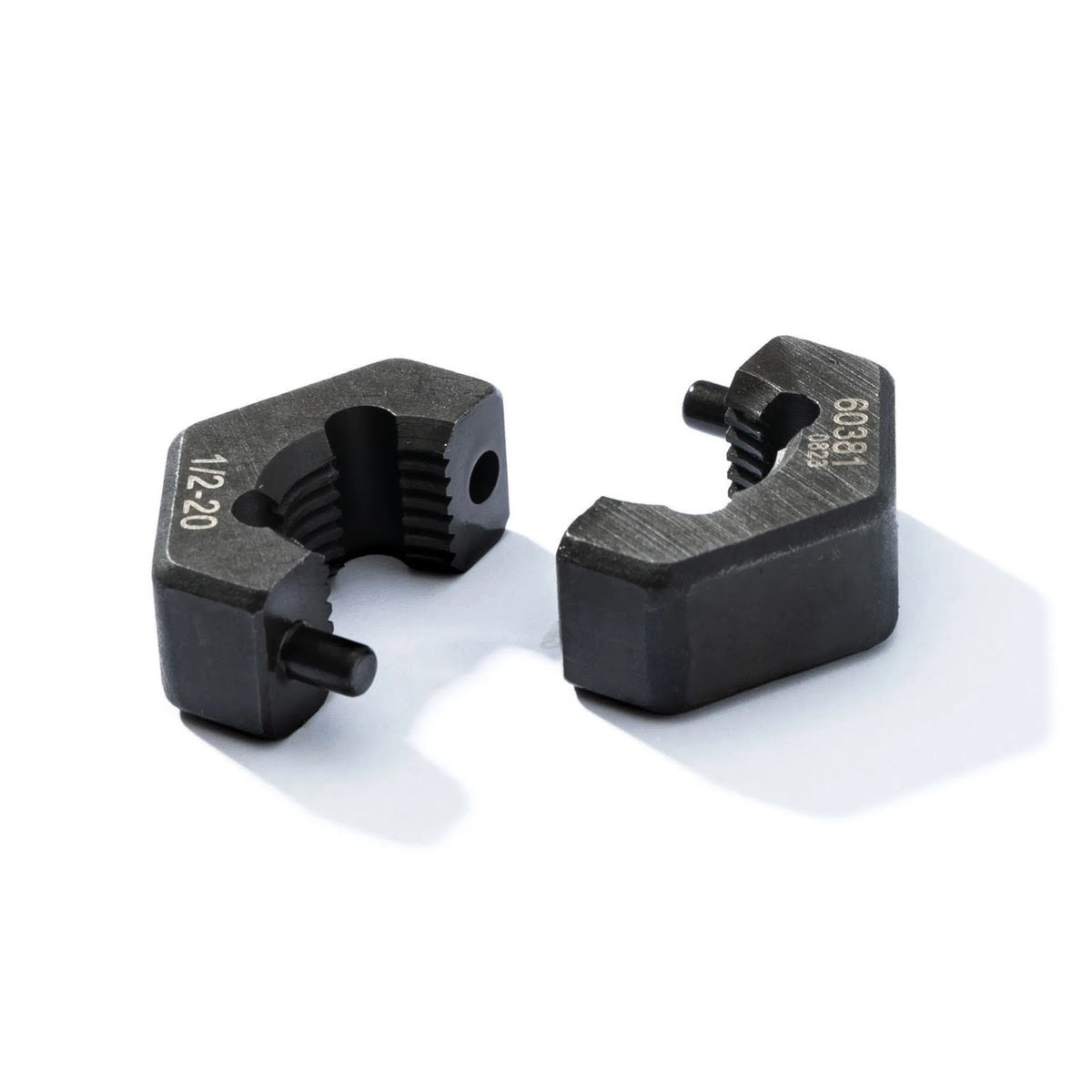 Steelman Pro 60381 1/2-20 SAE Split Die Thread Chaser with Indexing Pins for Wheel Stud and Bolt Thread Repair - 2
