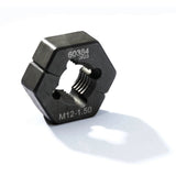 Steelman Pro 60384 M12 x 1.50 Metric Split Die Thread Chaser with Indexing Pins for Wheel Stud and Bolt Thread Repair