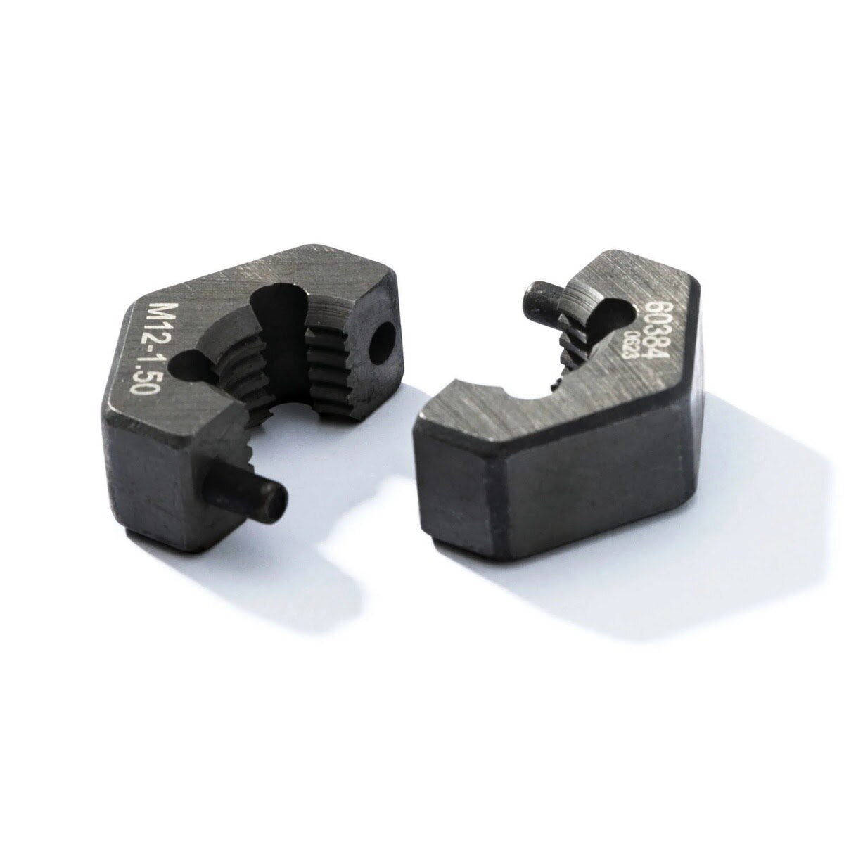 Steelman Pro 60384 M12 x 1.50 Metric Split Die Thread Chaser with Indexing Pins for Wheel Stud and Bolt Thread Repair - 2