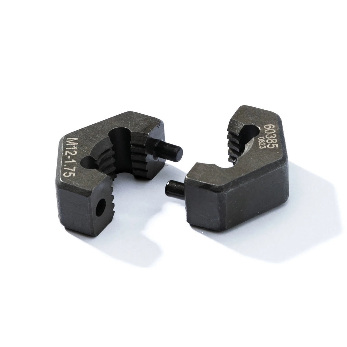Steelman Pro 60385 M12 x 1.75 Metric Split Die Thread Chaser with Indexing Pins for Wheel Stud Thread Repair - 2