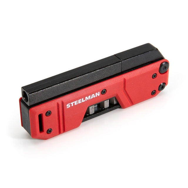 Steelman Pro 60713 10-In-1 Folding Magnetic Pocket Screwdriver with Clip and Bottle Opener