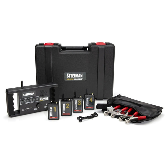 Steelman Pro 61082 Wireless ChassisEAR Vehicle Noise Diagnostic Tool Kit with 4 Transmitters 50 ft Range (Kit)