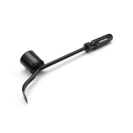 Steelman Pro 75031 Hub Cap Remover Tool with Rubber Hammer Face and Wide Prying Blade