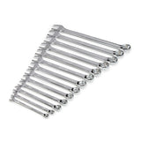 Steelman Pro 78348 SAE 6-Point Combination Wrench Set with ABS Storage Rack 13.25 in L x 11 in W x 2.30 in H (13 Piece)