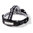 Steelman Pro 79052 Slim Profile 250 Lumen Motion Activated LED Headlamp with Rear Safety Red Blinker, 20 m Beam and IP65 Water Resistance