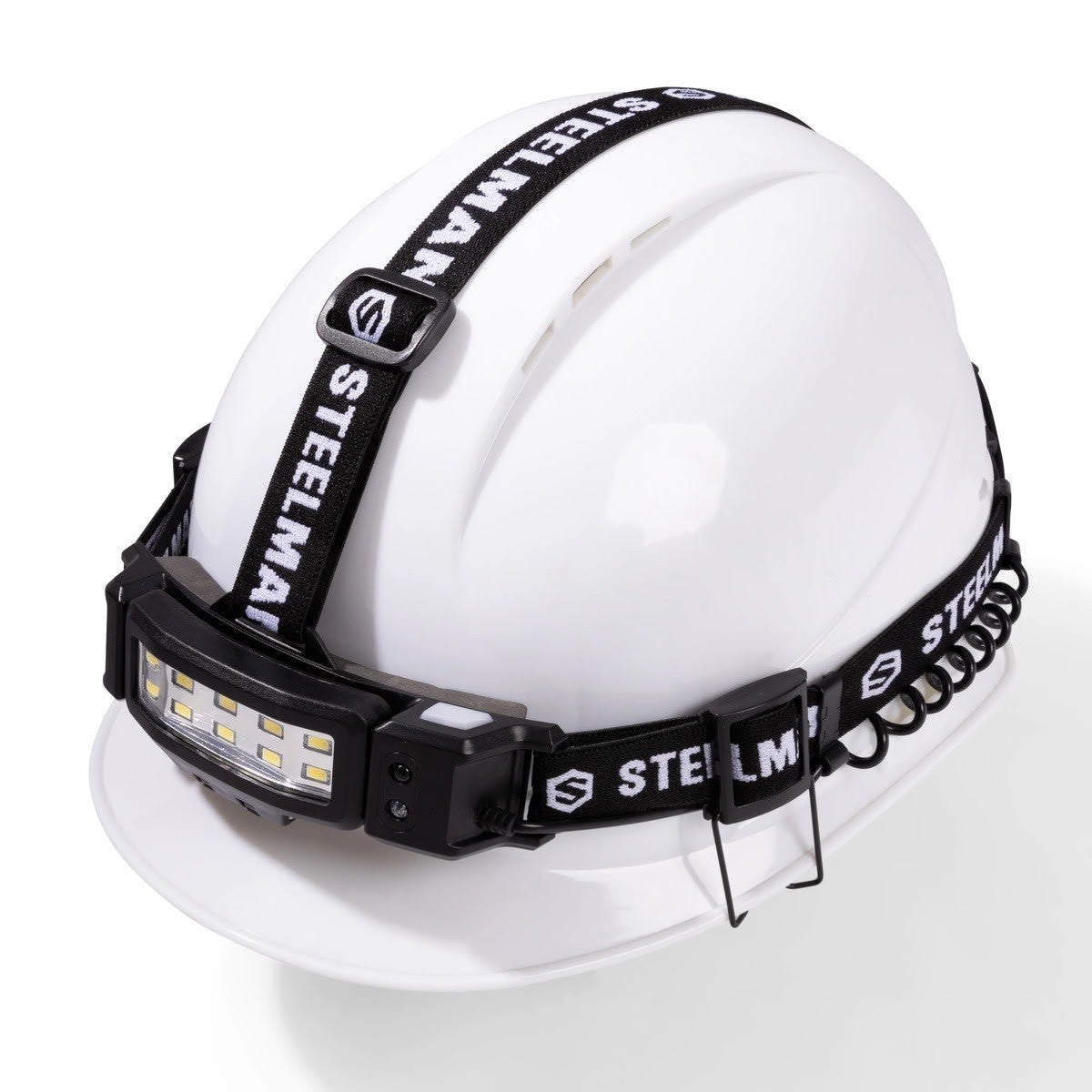 Steelman Pro 79052 Slim Profile 250 Lumen Motion Activated LED Headlamp with Rear Safety Red Blinker, 20 m Beam and IP65 Water Resistance - 3
