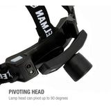 Steelman Pro 79379 Rechargeable Motion-Sensing Focusing LED Headlamp with Rear Safety Light Up to 260 Lumens - 7