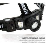 Steelman Pro 79379 Rechargeable Motion-Sensing Focusing LED Headlamp with Rear Safety Light Up to 260 Lumens - 9