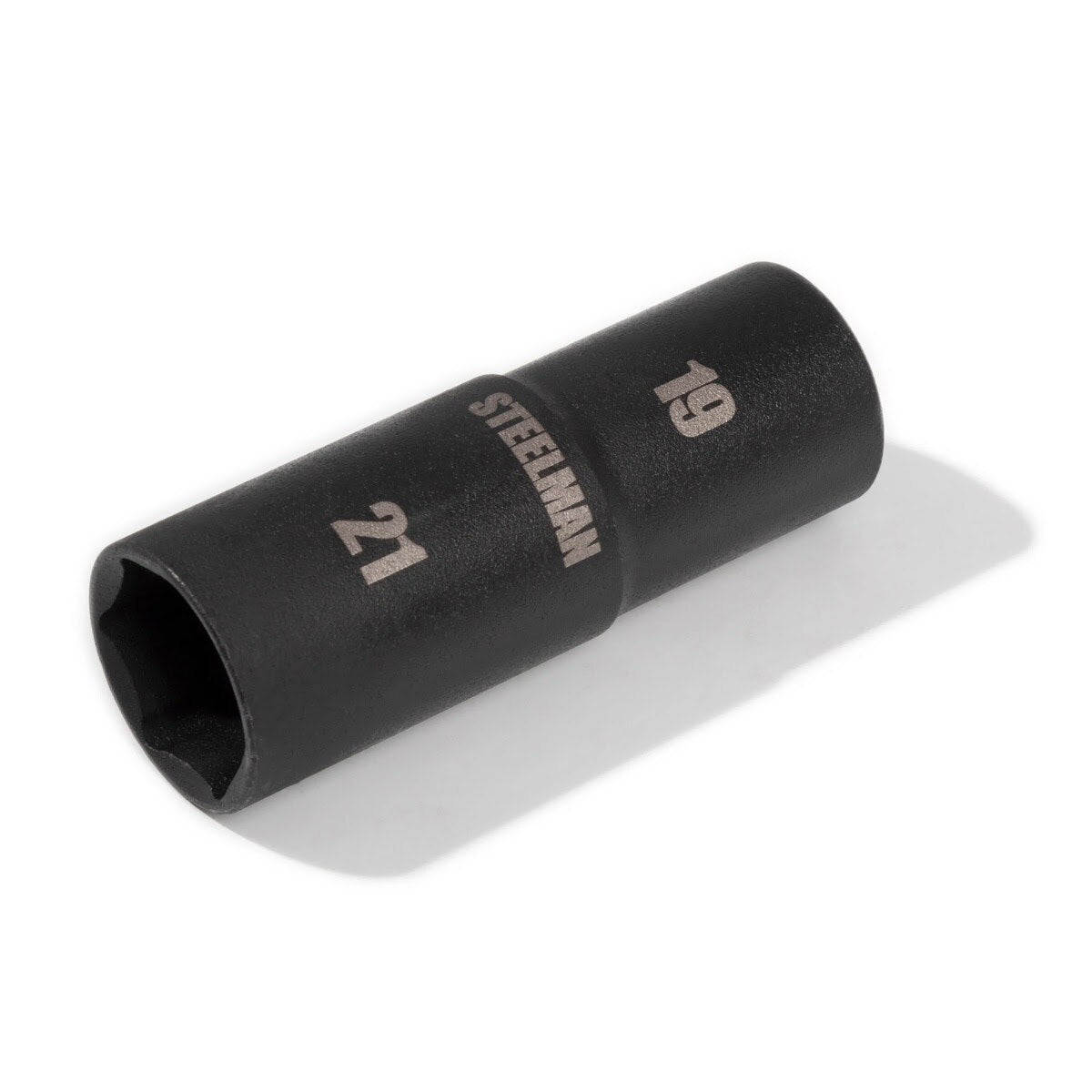 Steelman Pro 79400 1/2-Inch Drive 19mm x 21mm 6-Point Thin Wall Impact Flip Socket - 2