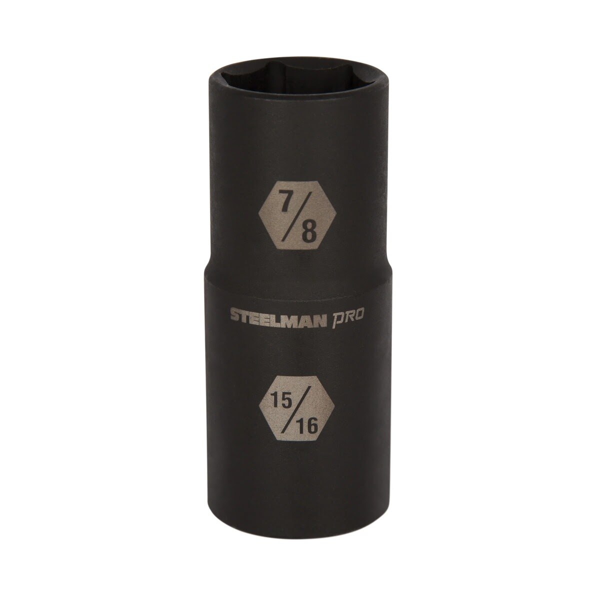 Steelman Pro 79402 1/2 in Drive 7/8 in x 15/16 in 6-Point Thin Wall Impact Flip Socket