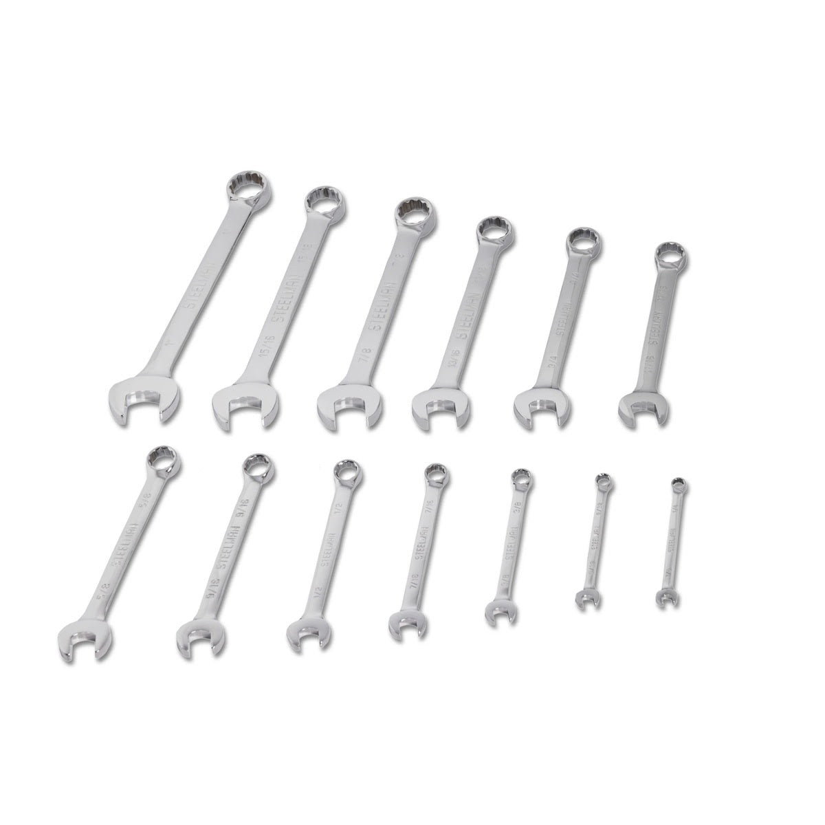 Steelman Pro 82544 13-Piece SAE 12-Point Combination Wrench Set with Storage Roll 1/4 in. to 1 in. (13 Piece Set) - 2
