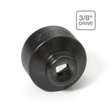 Steelman Pro 95651 32mm Low Profile Oil Filter Socket for Canister Filters 3/8-Inch Drive - 2