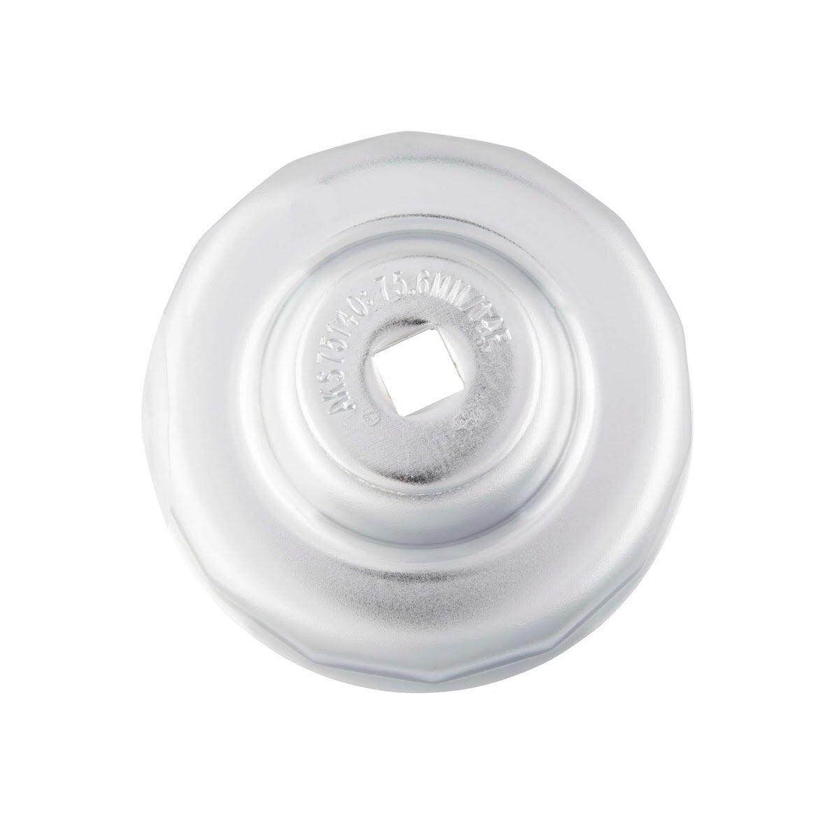 Steelman Pro 95989 75.6mm 14 Flute Oil Filter Cap Wrench 3/8 in Drive Low Profile - 2
