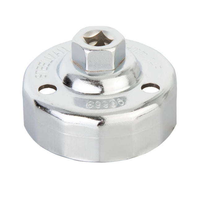 Steelman Pro 96663 64mm 14 Flute Oil Filter Cap Wrench 3/8 in Drive Low Profile (1 Pack)