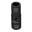 Steelman Pro 99560 1/2 in Drive 6-Point 17mm x 19mm Impact Flip Socket
