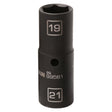 Steelman Pro 99561 1/2 in Drive 6 Point 19mm x 21mm Thin Wall Impact Flip Socket