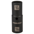 Steelman Pro 99562 1/2 Inch Drive 6 Point Thin Wall Impact Flip Socket 3/4 Inch x 13/16 Inch (1 Pack)