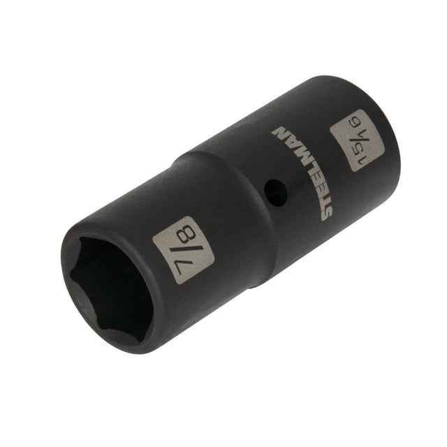 Steelman Pro 99563 1/2 Inch Drive 6 Point Impact Flip Socket 7/8 Inch x 15/16 Inch (1 Each)