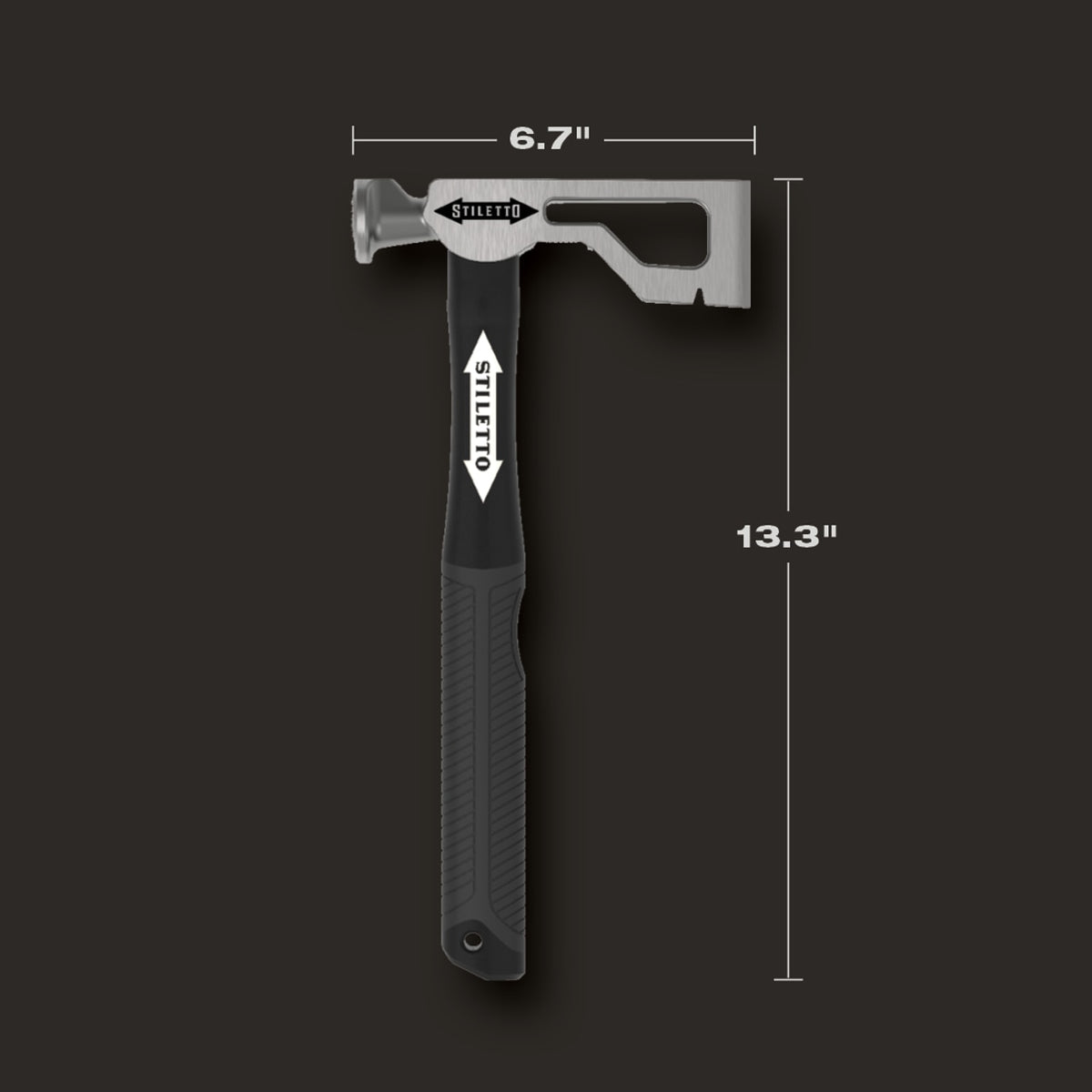 Stiletto DRYAXE9-F 9oz Titanium Drywall Hatchet - 5