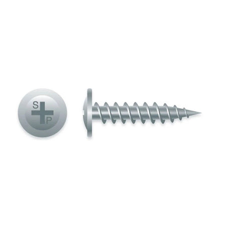 Strong-Point 9MZV #8 x 1-1/4" Phillips Modified Truss Sharp Point Zinc Cr3 Plated Screw (700 Count)