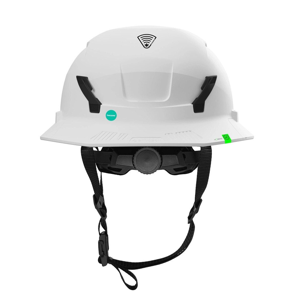 Studson SHK1-CWLX White - SHK-1 Industrial Safety Helmet Class C Vented L/XL - 4