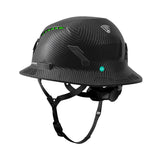 Studson SHK1-FB-CCF Vented Full Brim Class C Type II Carbon HD Safety Helmet - 3
