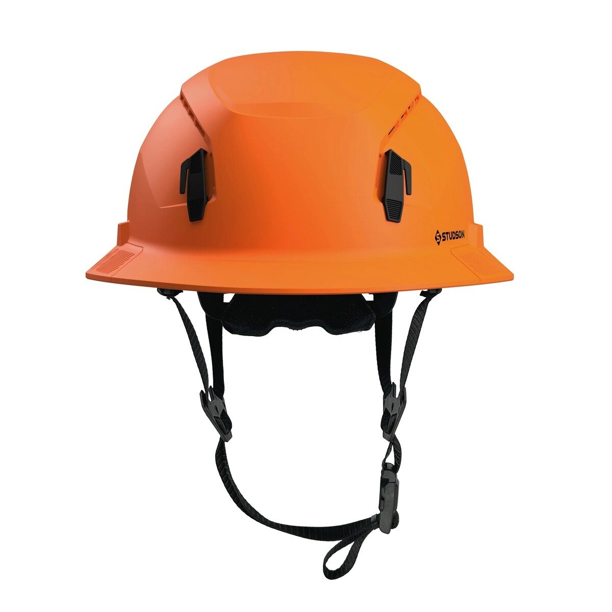 Studson SHK1-FB-CO-NA Full Brim Vented Type II Class C Safety Helmet Orange - 4