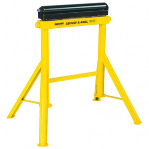 Sumner 4300CRH Adjust-A-Roll Pipe Stand with 18" Conveyor Roller Head 31" Height 2000 lb Capacity