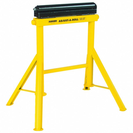 Sumner 4300CRH Adjust-A-Roll Pipe Stand with 18" Conveyor Roller Head 31" Height 2000 lb Capacity