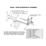 Sumner 776212 Replacement Spring for Fork Extension Kit Assembly - 2