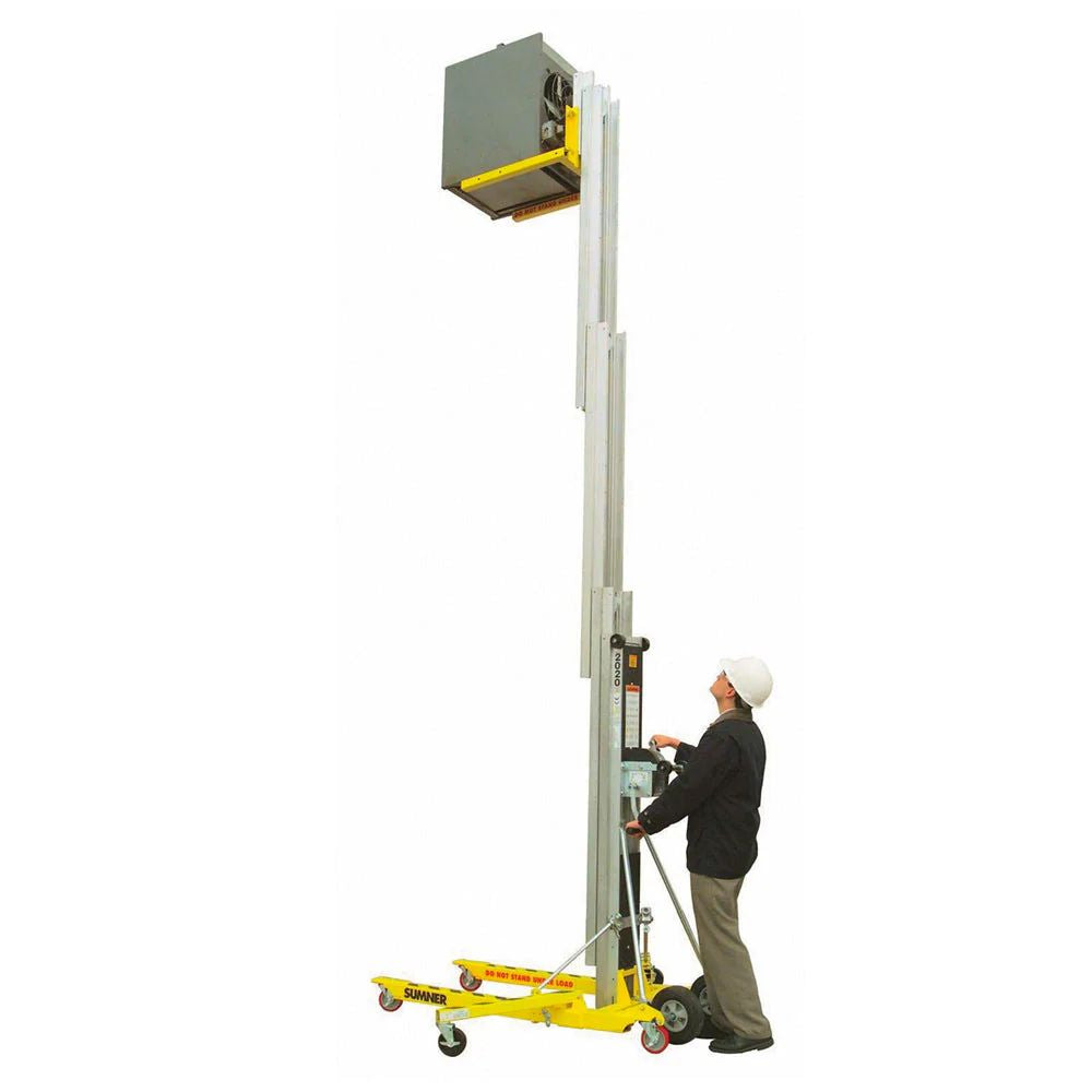 Sumner 783227 2124 24' Galvanized Series 2100 Contractor Lift, 650 lbs - 3